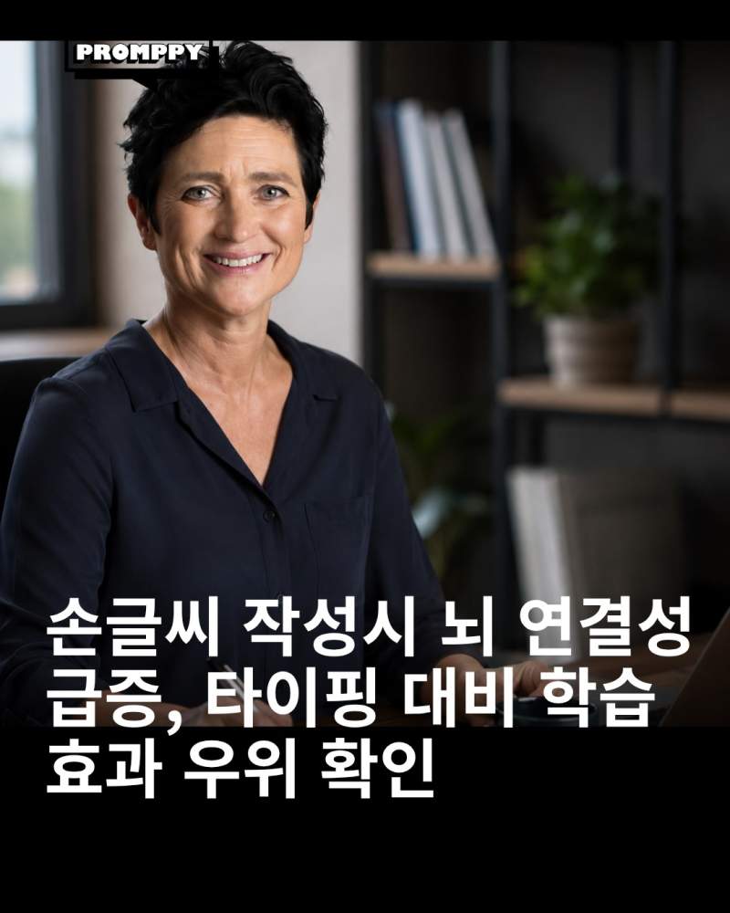 손글씨 작성이 타이핑 대비 학습 효과 우위에 있다