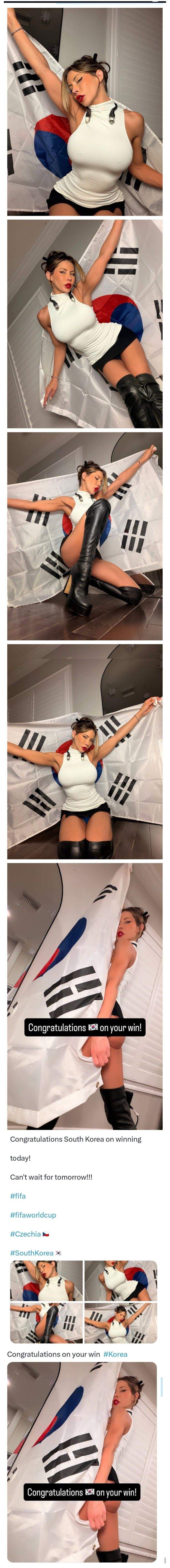 월드컵 한국 승리 축하 트윗 올린  성인배우.jpg