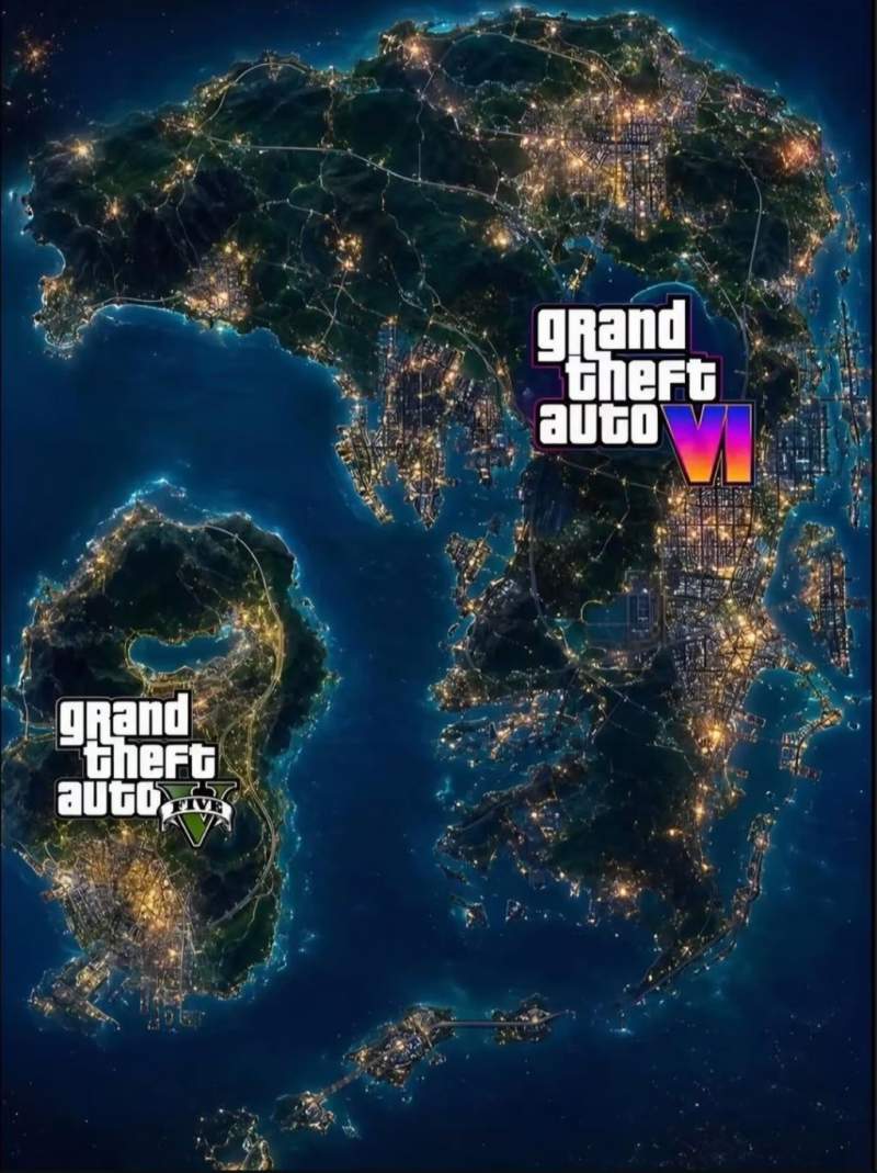 GTA 5 & GTA 6 지도 크기 차이