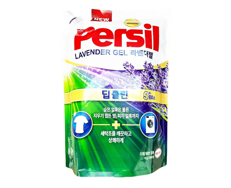 퍼실 딥클린 라벤더젤 9중효소 겸용 액상세제 리필