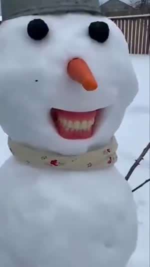 건치 눈사람